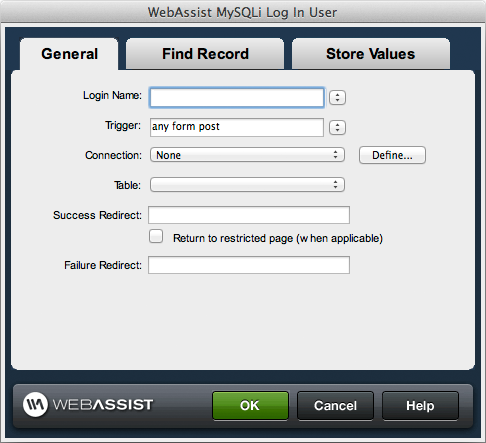MySQLi User Interface